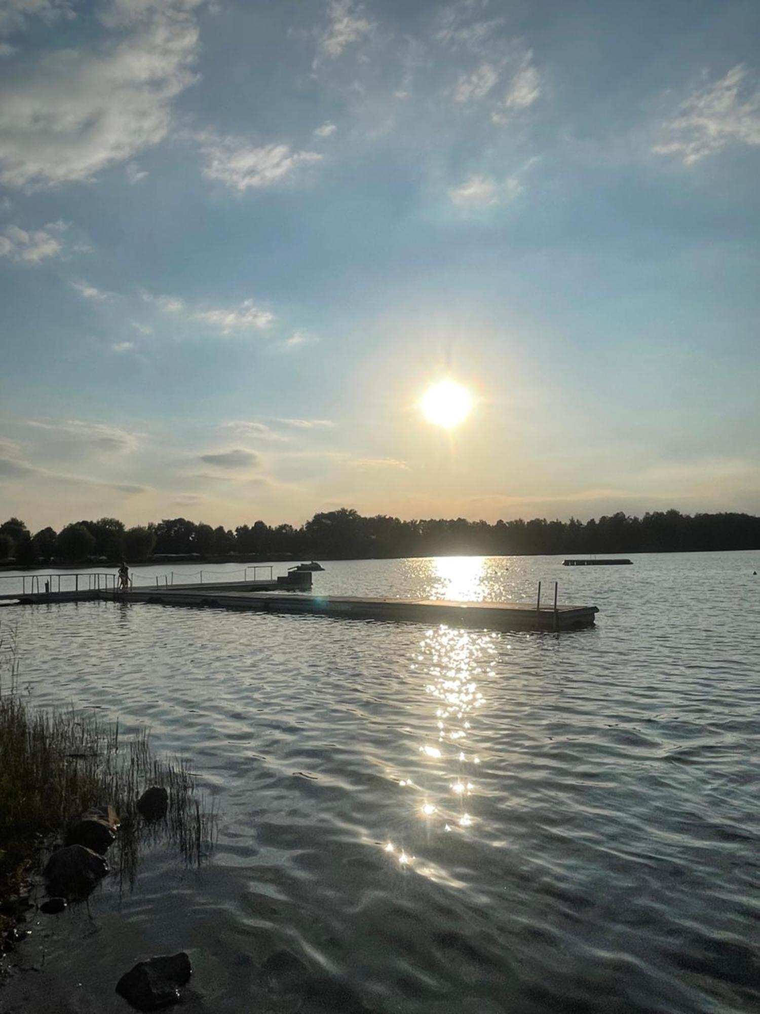 Вілла Gruener Bungalow Am Kiebitzsee Falkenberg/Elster Екстер'єр фото